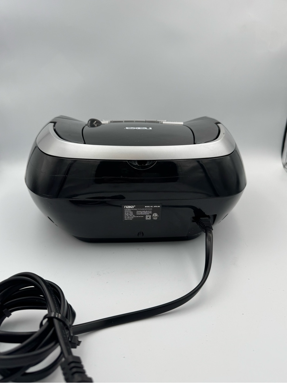 Naxa NPB-268 CD Cassette Player AM/FM Radio Portable Boombox Tested‎ Works Y2K - Picture 11 of 15